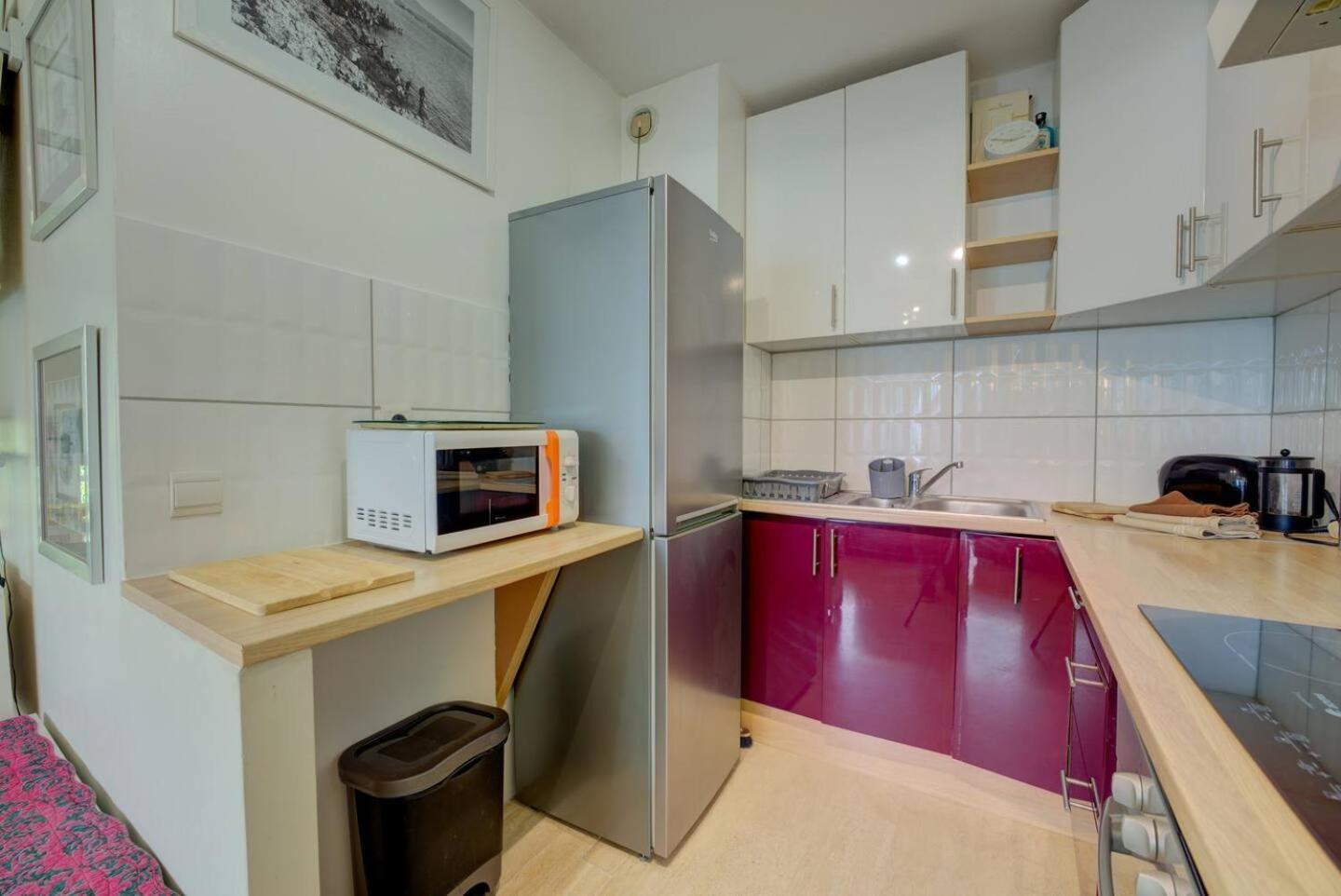 Elegant Apt W/2 Terraces/Mins To Beach & Shops Антиб Экстерьер фото